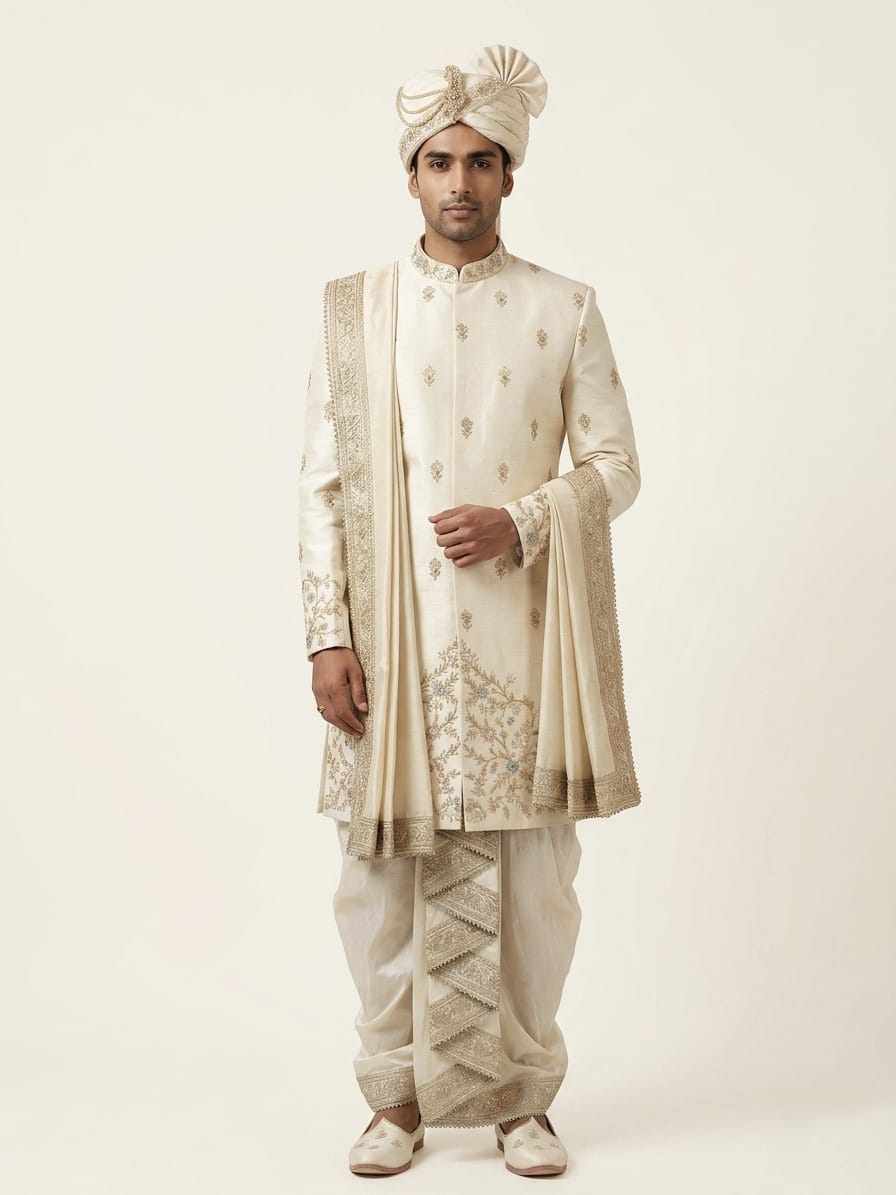 Elite Floral Buta Sherwani